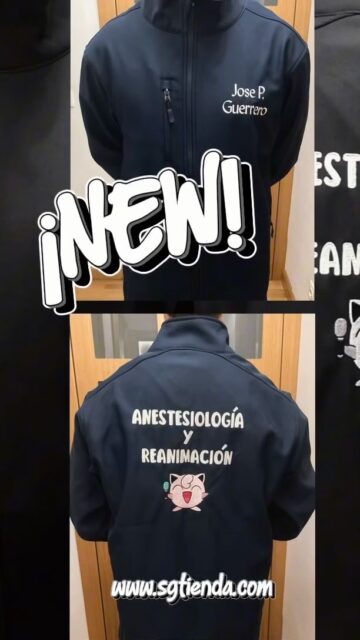 ¡Nuevo diseño! Softshell Anestesiología y Reanimación. 

Compra tu polar o softshell bordado en nuestra web.

#sgtienda #polarpersonalizado #polarhospital #polaresbordados #sofshellpersonalizado