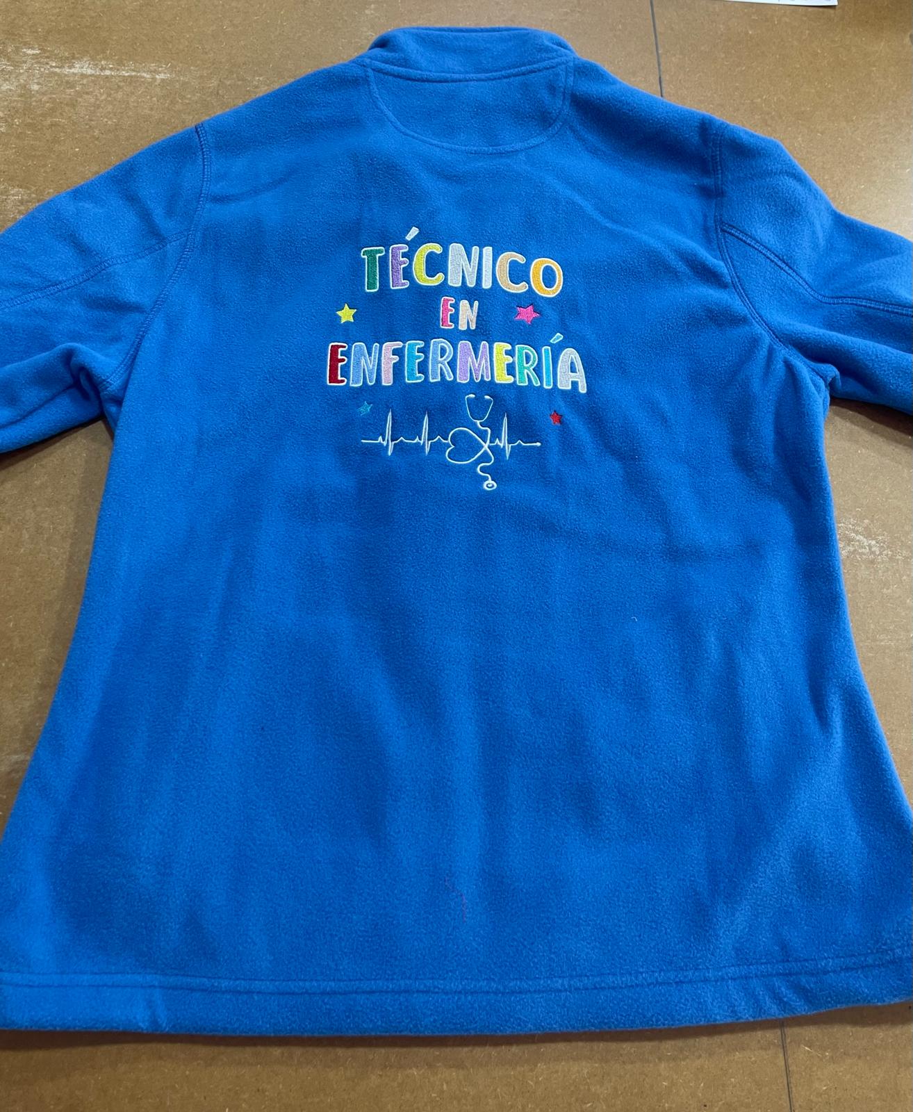 OUTLET. Polar Técnico en Enfermería. Modelo Corazón Pequeño con Estrellas. Talla: L Mujer